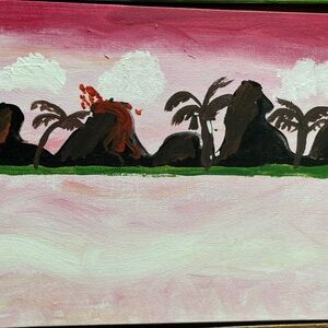 This is a painting with acrylic paints.